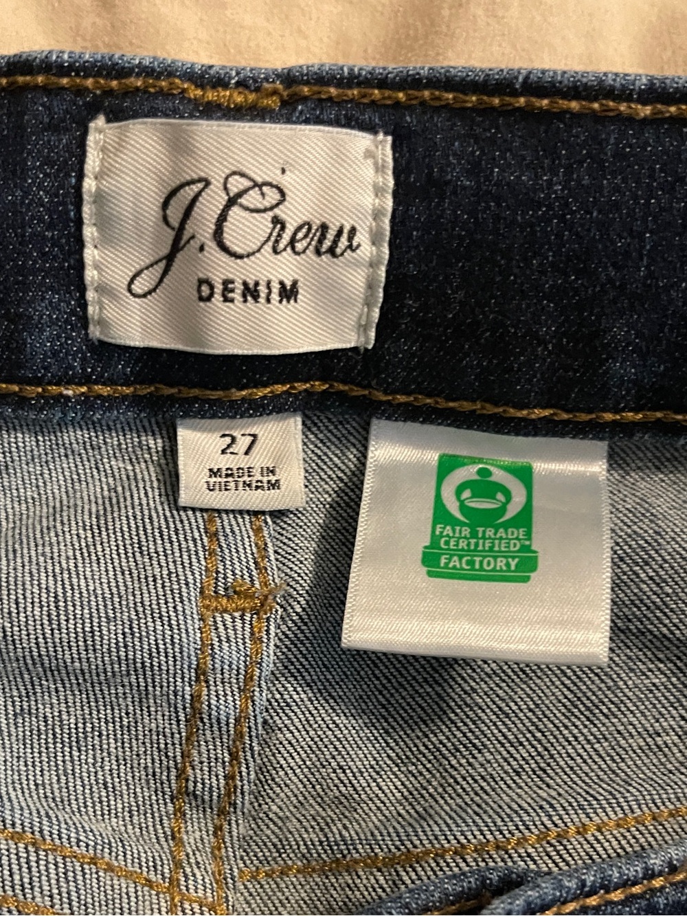 J. Crew Jeans Womens 27 Blue 9” Billie Demi Boot Crop Preppy Classic Chic Denim - Picture 6 of 11